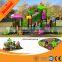 Kids Outdoor Plastic Play Ground With Adventure Theme