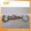 custom promotional metal enamel key chain bottle opener