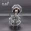 galvanized clear brushed nickel zinc crystal door knobs