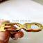 gold color metal label for lady jeans