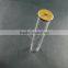 60x12mm vintage style round glass tube dome in bronze antiqued bezel tray DIY wish vial pendant charm supplies 1810289