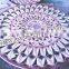 Italian Marble Overlay Table Top, Pietre Dure Dinning Table Top
