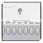 Hotsale 8 Inch LCD Wide Screen Brush Digital Photo Frame Silver