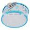 Tinplate oval Tin Kids saving box with lock and key for kids