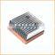 CHUANGHE supply custom extrusion aluminum profile 6063 for heat sink