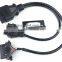 Y OBD2 Connector Cable Universal Underdash Adapter