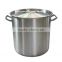 Resturant kitchen Commercial stainless Steel Large Stock Pot