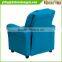 Contemporary Light Blue Kids Recliner with Cup Holder and Headrest
