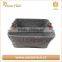 Collapsible felt fabric foldable laundry storage bag with handles