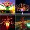 High quality high simulation new year colorful led firework tree light artificial plant outdoor