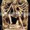 Indian Style Metal Material Art Crafts Bronze Kali Maa Goddess Statue Hot Sale