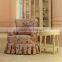 European style classic design kids princess imperial crown cloth art bed in handmade wooden carved design - BF07-70355