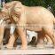 High Quality Pink Marble Elephant Sculpture