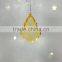 hot sale craft beauty clear acrylic crystal beads hanging ornament