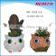 Indoor decorative concrete flower pot for sale