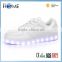 Unisex USB LED Lights Luminous Shoes Sportswear Men Women Lace Up Casual Sneaker