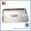 magnetic stainless steel square tray cookware