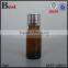 fragrance perfume 10ml amber glass bottle aluminum cap essential oil 10ml amber glass bottle plastic cap cosmetic packaging