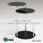 Hot selling round living room furniture glass tea table, modern coffee table