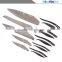 The new direct manufacturers of stainless steel combination suit 5 woolly non-stick knife set Spray paint baking environmental p
