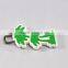 Newest and popular decorative plastic bags zipper