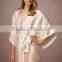 Cheap Fancy Kimono Bathrobe Elegant Bridesmaid Gift Cream High Quality Nightgown Weddings Party Night Wear Robes