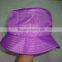foldabel bucket hats with embossed logo