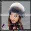 CX-C-246A High Quality Hot New Design Ladies Rex Rabbit Fur Hat