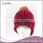 Pom pom knitted earmuff hat pattern wholesale