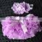 Hot selling baby clothes infant lavender ruffle bloomer wholesale baby girl diaper cover with headband