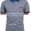 custom logo brand different color collar and cuff polo shirt