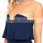 Hot Selling Strapless Navy Jumpsuit Wholesale Sexy Fitness Sex Jumpsuit Manufacturers