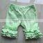 WY-796 Boy Outfit Match Girl Ruffle Shirt Summer Outfit Shorts Set For Babies