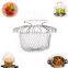 2016 New Arrival Hot Sale Foldable Steam Rinse Strain Fry Chef Basket Strainer Net Kitchen Cooking Too