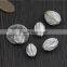 Different Size 925 Sterling Silver Oval Beads