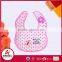 polyester various animal modelling printing baby drool bibs