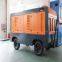 Factory direct sale mobile diesel engine screw type air compressor