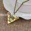 The Legend of Zelda Alloy Anime Necklace Bronze Color Popular Game Cosplay Choker (10pcs/set)