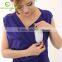 Good look ladies long breastfeeding dress factory direct sell fashional design maternity cloth