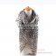 Wave Grain Printed Long Pattern Ladies Joker Voile Scarf