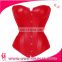 Wholesale red leather corset tops to wear out Corset Tops To Wear Out