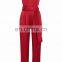 Fashion Women Spaghetti Strap Red Satin Jumpsuit Pants Romper Outfit