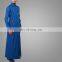 Latest Burqa Designs Blue Fashion Moroccan Men Abaya Muslim Dubai Cosy Daffah Thobe