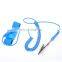 Professional Electronica equipment Wrist band esd fabric wrist strap with plastic claps