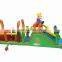 HI Jungle Inflatable tunnel obstacle / air jumping bouncer / Children inflatable obstacle