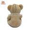 Fashion mini lovely plush teddy bear with red heart keychain