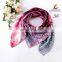 Digital Print Bandana Square Silk Scarf, Factory Direct 87*87CM Woman Favorite Foulard Kerchief Necklace Satin Scarf