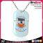 Dog Tags Manufacture Decorative Dog Tag With Beaded Chain