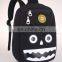 Promotional kindergarten kids blue monster backpack