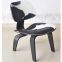 Eames eat chair curved wooden chair cow fur chair plate chair